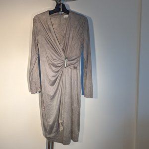 Calvin Klein Wrap Dress - Size 6 - Elegant and Comfortable